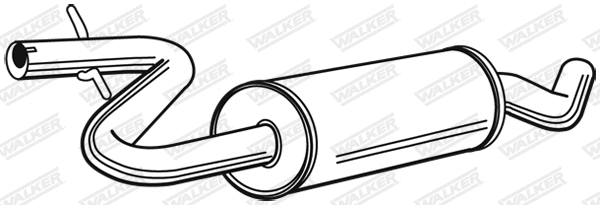 Silencieux central WALKER 23134