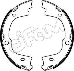 Jeu de mâchoires de frein, frein de stationnement CIFAM 153-188