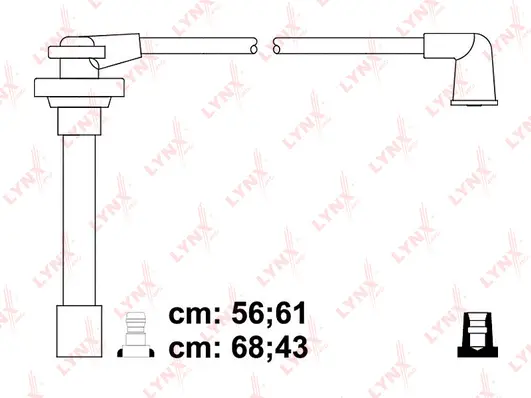 Kit de câbles d'allumage LYNXAUTO SPC5727