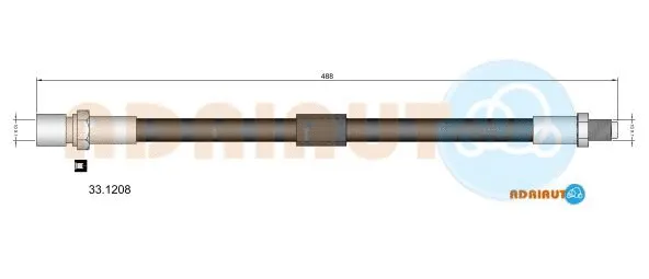 Flexible de frein ADRIAUTO 33.1208