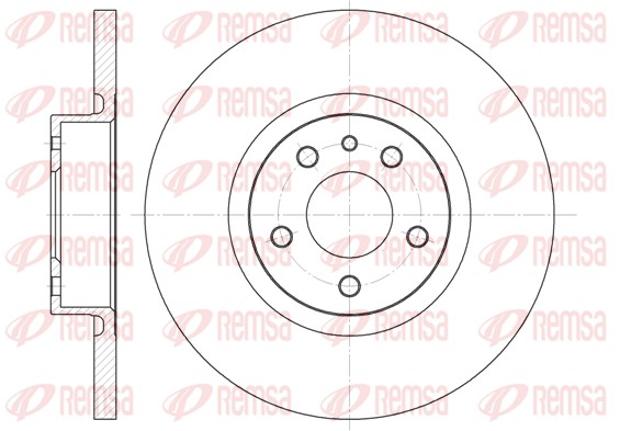 Disque de frein REMSA 6512.00