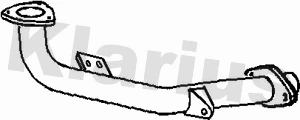 Tuyau d'échappement KLARIUS 301406