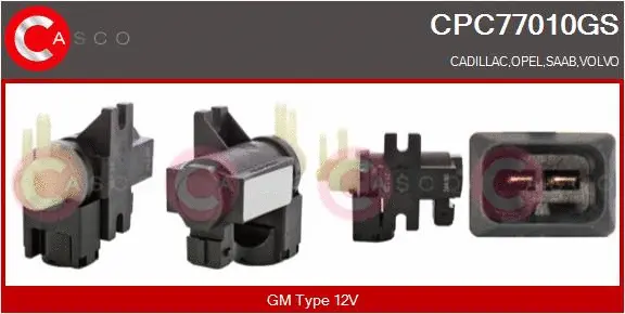 Transmetteur de pression, contrôle des gaz d'échappement CASCO CPC77010GS