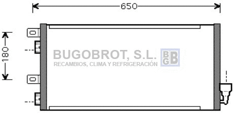 Condenseur, climatisation BUGOBROT 62-BW5256