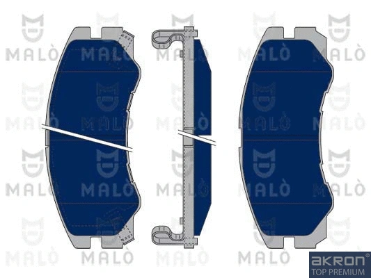 Kit de plaquettes de frein, frein à disque AKRON-MALÒ 1050313