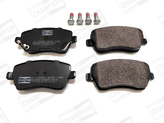 Kit de plaquettes de frein, frein à disque CHAMPION 573255CH