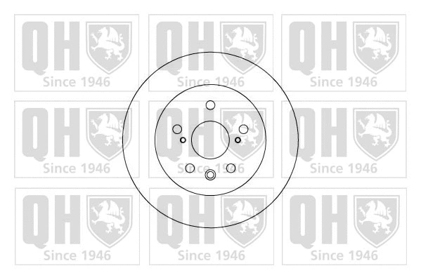 Disque de frein QUINTON HAZELL BDC4624