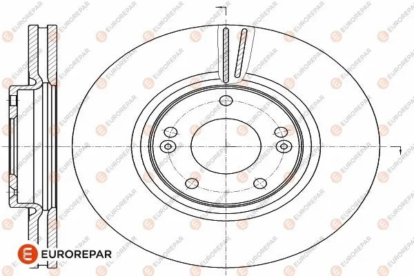 Disque de frein EUROREPAR 1642781280