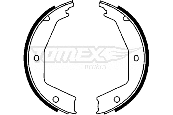 Jeu de mâchoires de frein TOMEX Brakes TX 21-97