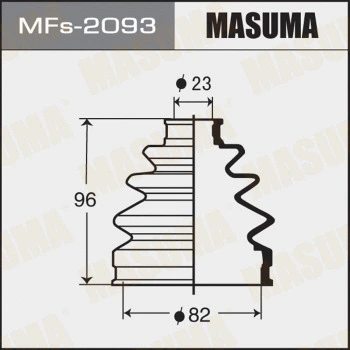 Jeu de joints-soufflets, arbre de commande MASUMA MFs-2093