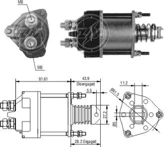 Contacteur, démarreur ZM ZM 1-650