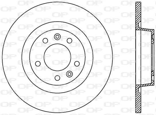 Disque de frein OPEN PARTS BDA2382.10