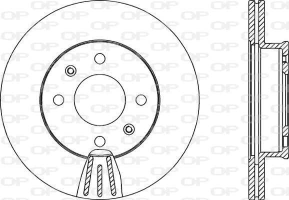 Disque de frein OPEN PARTS BDR2140.20