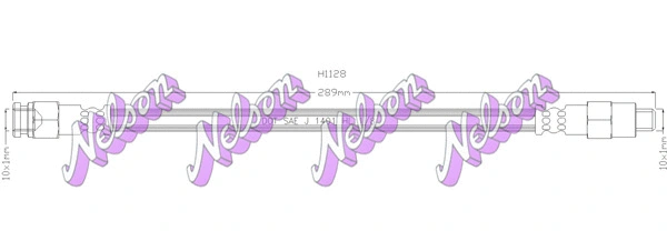 Flexible de frein KAWE H1128