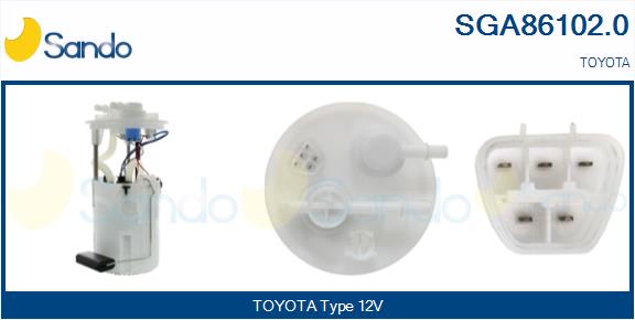 unité d'alimentation de carburant SANDO SGA86102.0