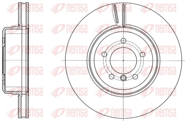 Disque de frein REMSA 61491.10