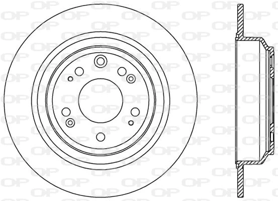 Disque de frein OPEN PARTS BDR2551.10