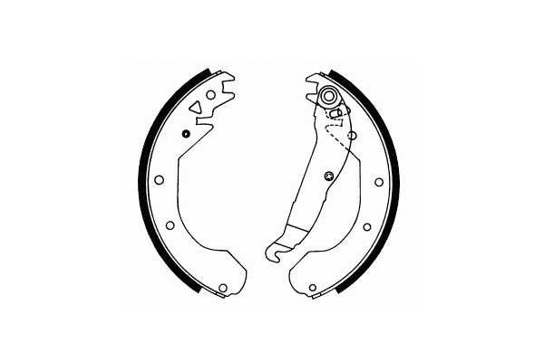 Jeu de mâchoires de frein SCT - MANNOL SS 508