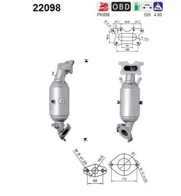 Catalyseur AS 22098