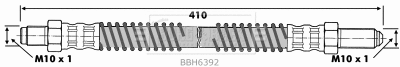 Flexible de frein BORG & BECK BBH6392