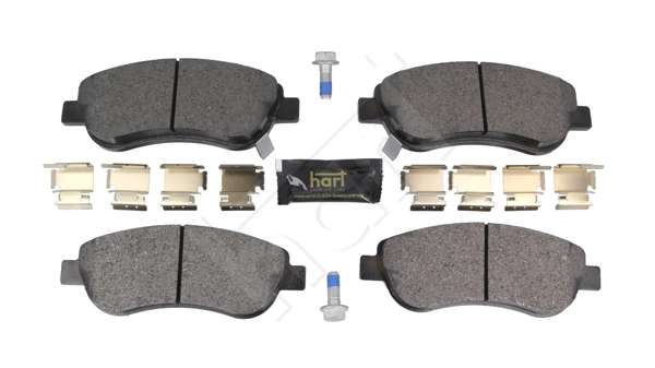 Kit de plaquettes de frein, frein à disque HART 261 849