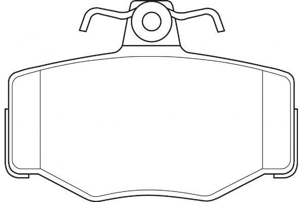 Kit de plaquettes de frein, frein à disque Omnicraft 2135698