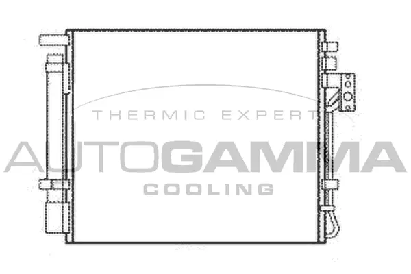 Condenseur, climatisation AUTOGAMMA 105982