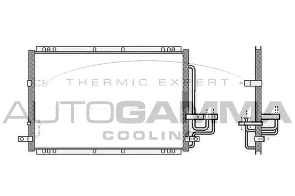 Condenseur, climatisation AUTOGAMMA 105081