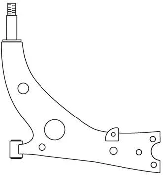 Bras de liaison, suspension de roue FRAP F3653