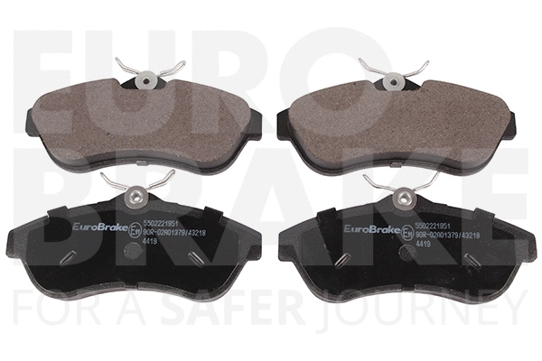 Kit de plaquettes de frein, frein à disque EUROBRAKE 5502221951