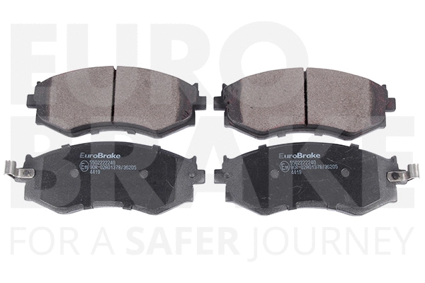 Kit de plaquettes de frein, frein à disque EUROBRAKE 5502222240