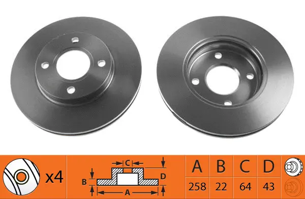 Disque de frein SB BR51107T