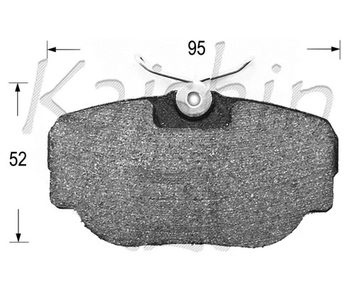 Kit de plaquettes de frein, frein à disque KAISHIN FK10106