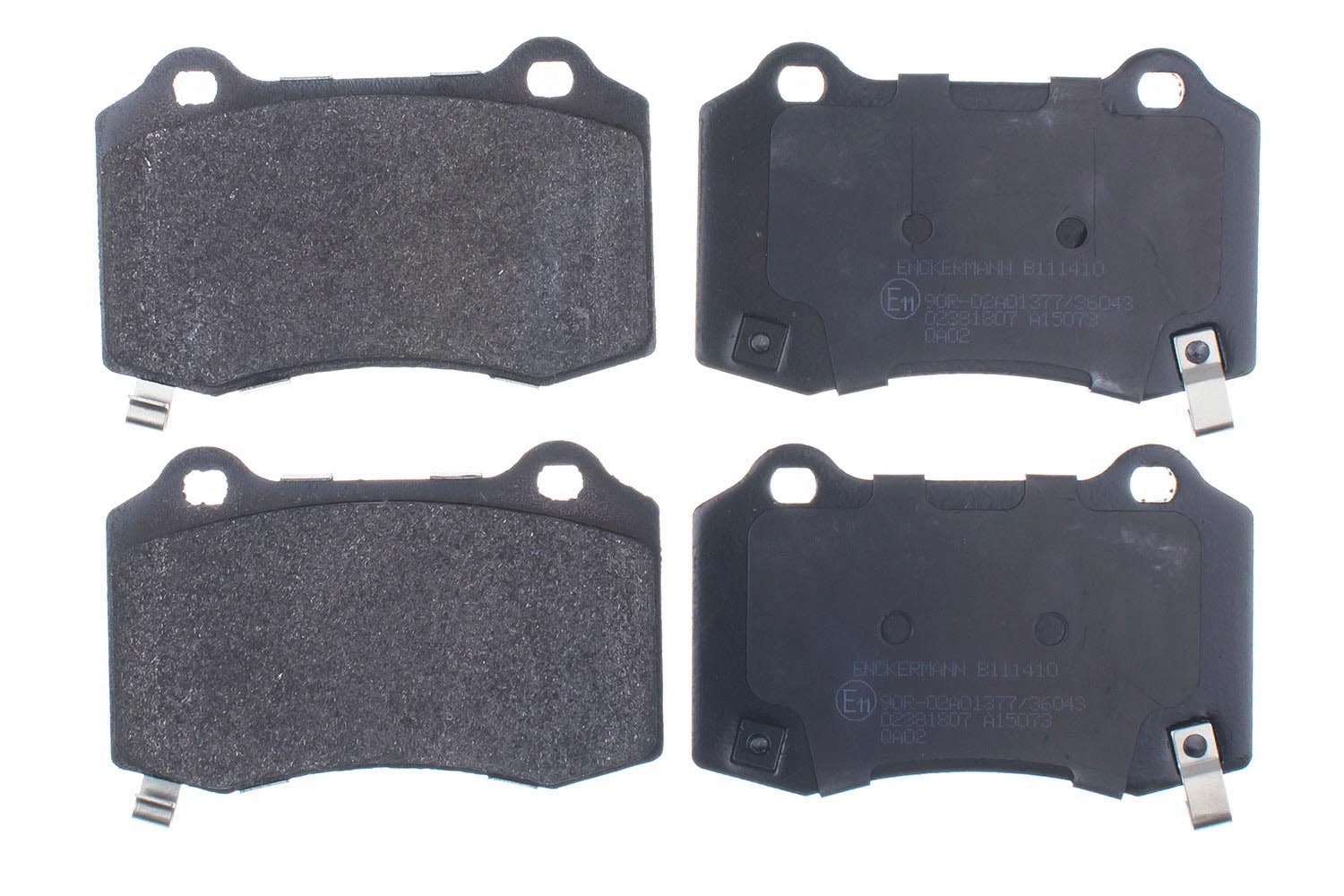 Kit de plaquettes de frein, frein à disque DENCKERMANN B111410