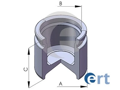 Piston, étrier de frein ERT 150282-C