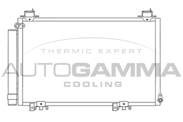 Condenseur, climatisation AUTOGAMMA 107459