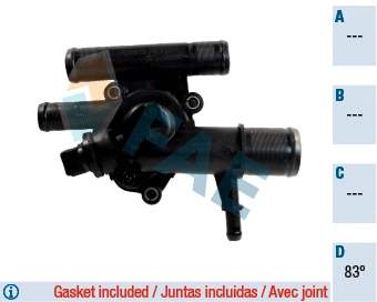 Thermostat, liquide de refroidissement FAE 5323883