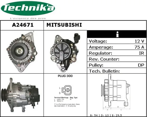 Alternateur Technika A24671