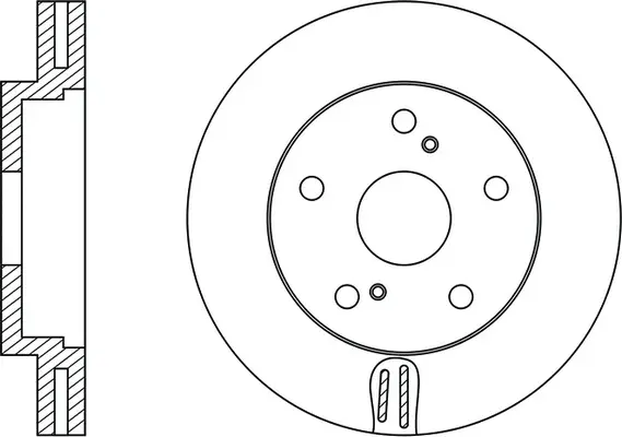 Disque de frein FIT FR0169V