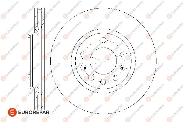Disque de frein EUROREPAR 1676009680