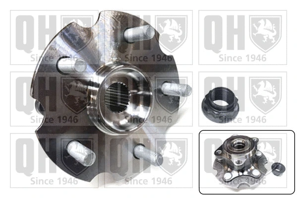 Kit de roulements de roue QUINTON HAZELL QWB1536