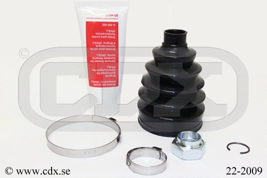 Jeu de joints-soufflets, arbre de commande CDX 22-2009