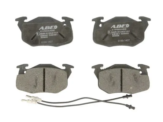 Kit de plaquettes de frein, frein à disque ABE C1P005ABE