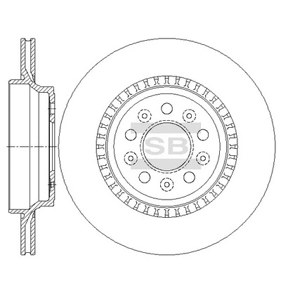 Disque de frein Hi-Q SD6103