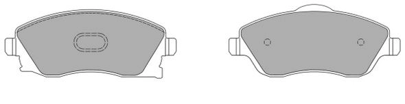 Kit de plaquettes de frein, frein à disque FREMAX FBP-1208