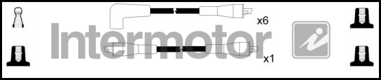 Kit de câbles d'allumage INTERMOTOR 73871