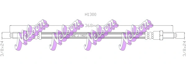 Flexible de frein KAWE H1300