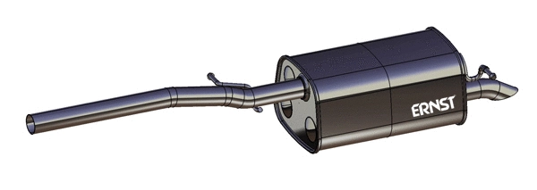 Silencieux arrière VEGAZ GmbH VS-487ERNS