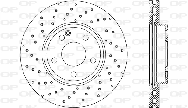 Disque de frein OPEN PARTS BDR2645.20