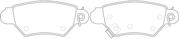 Kit de plaquettes de frein, frein à disque FIT FP4285